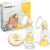 Medela Swing Maxi Flex sacaleches eléctrico doble-extractor de leche con embudo Flex(talla SyM incluidas) que se adapta…
